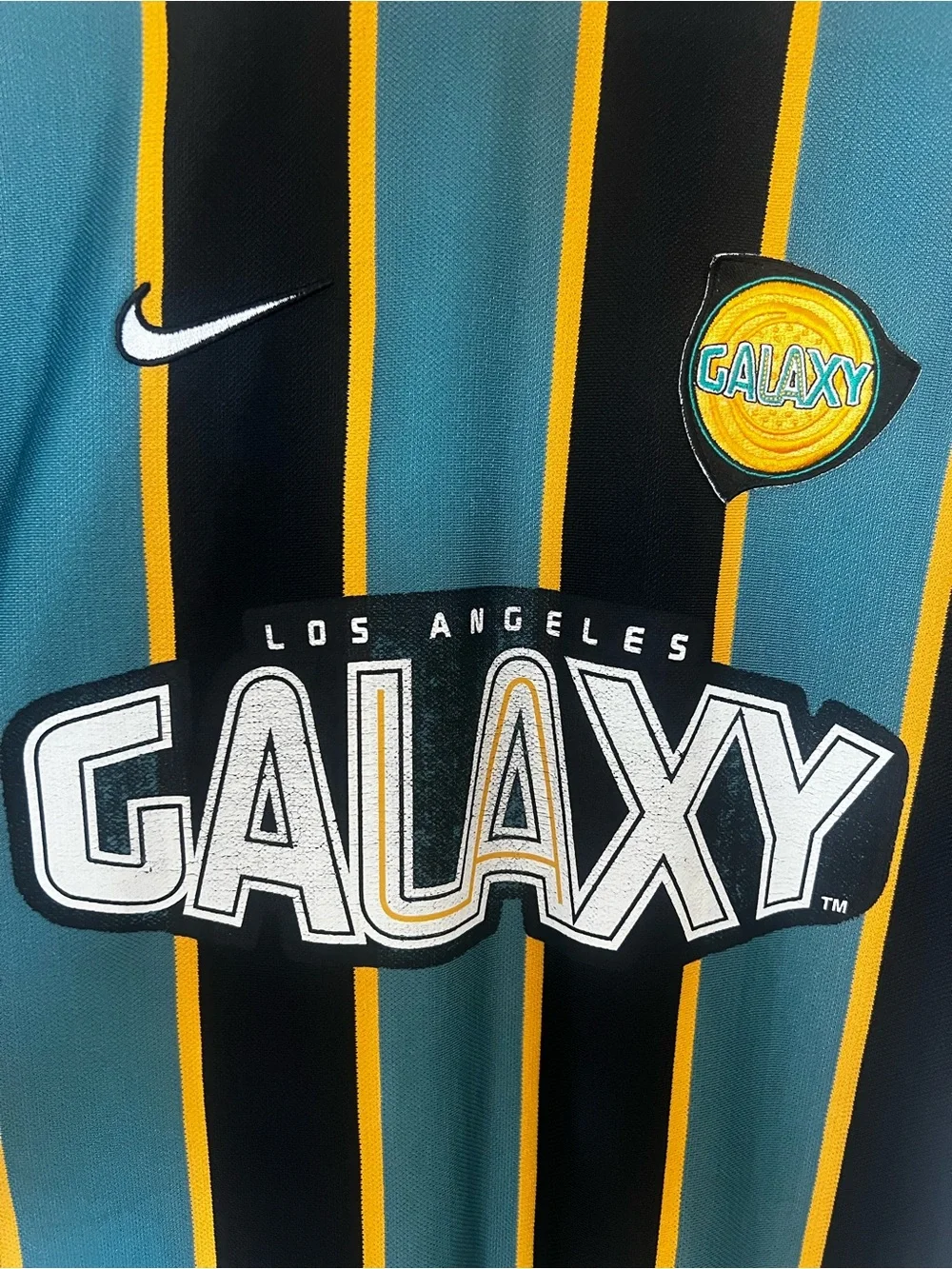 Vintage Nike Los Angeles Galaxy 1997/98 MLS Soccer Jersey XS